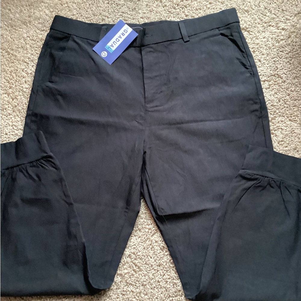 Gradual Men's  Black Chinos Joggers size XL